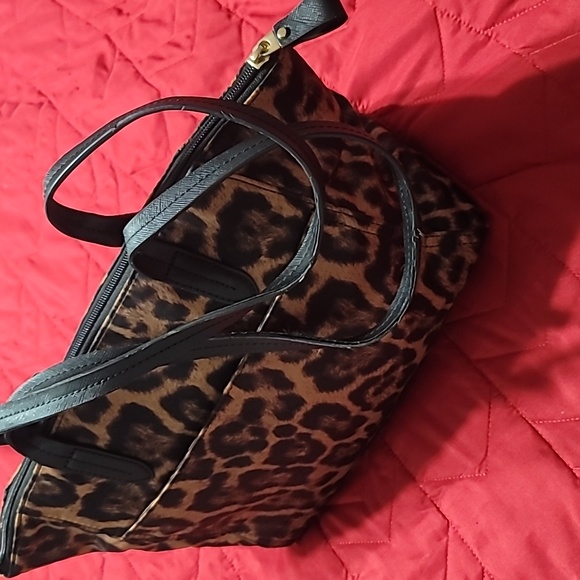 Leopard print Michael Kors handbag - Picture 2 of 4